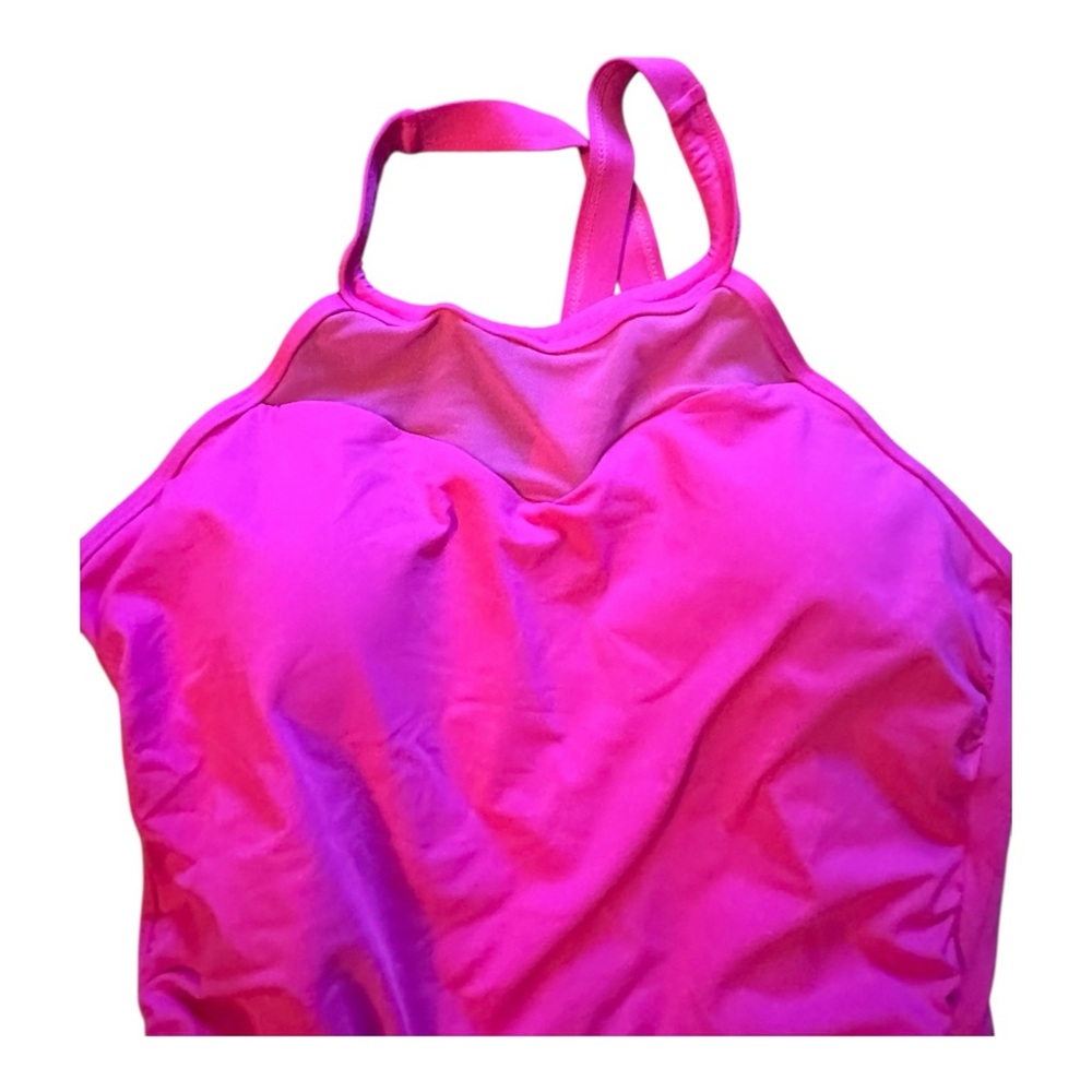 Daci Women’s High Neck One-Piece Swimsuit – Hot Pink (Size XL, New with Tags) - Picture 5 of 9